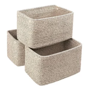 Woven Cotton Storage Baskets